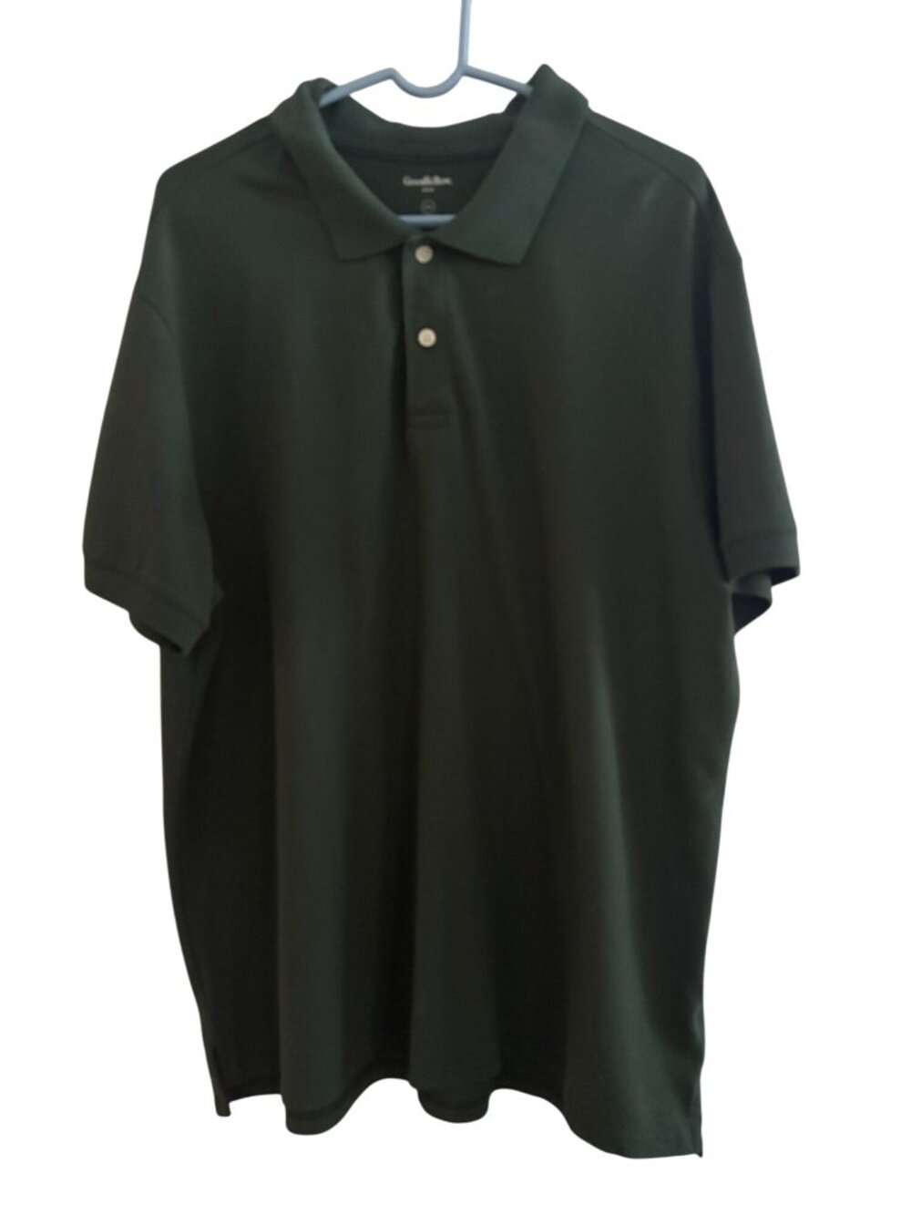 Mens Forest Green Classic Polo Short Sleeve Casual Shirt Goodfellow & Co XXL